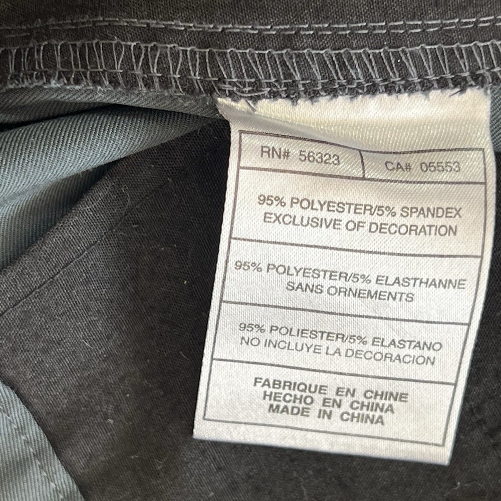 Nike Golf Fit Dry Pants Mens 40x30 Dark Grey Charcoal Performance Trousers - Picture 9 of 10